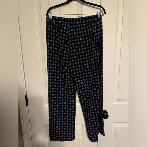 Vince Camuto Womens Printed Wide Leg Pants Size Large- EUC - Picture 7 of 7